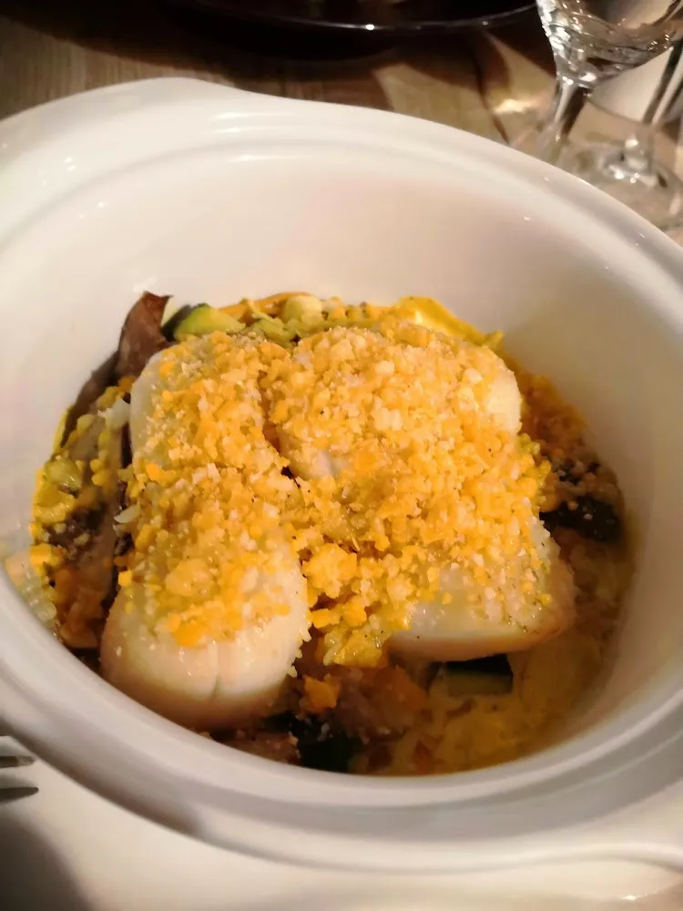 Crumble Noix de St Jacques